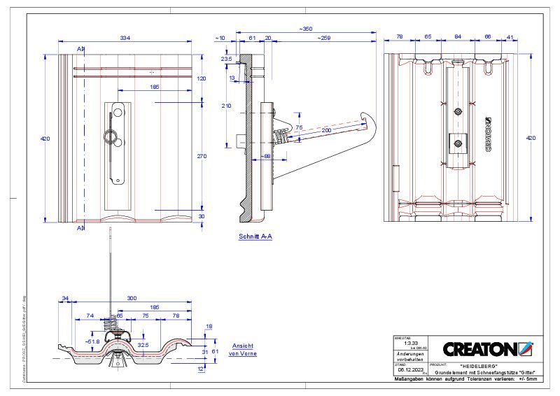 CAD soubor tašky HEIDELBERG zákl. taška Gitter