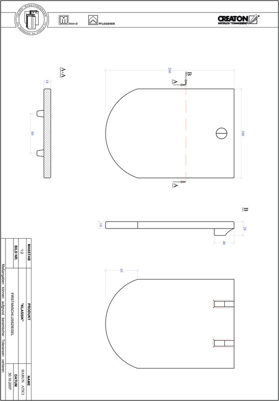 CAD soubor tašky KLASSIK zaoblený tvar RUND-FAZ