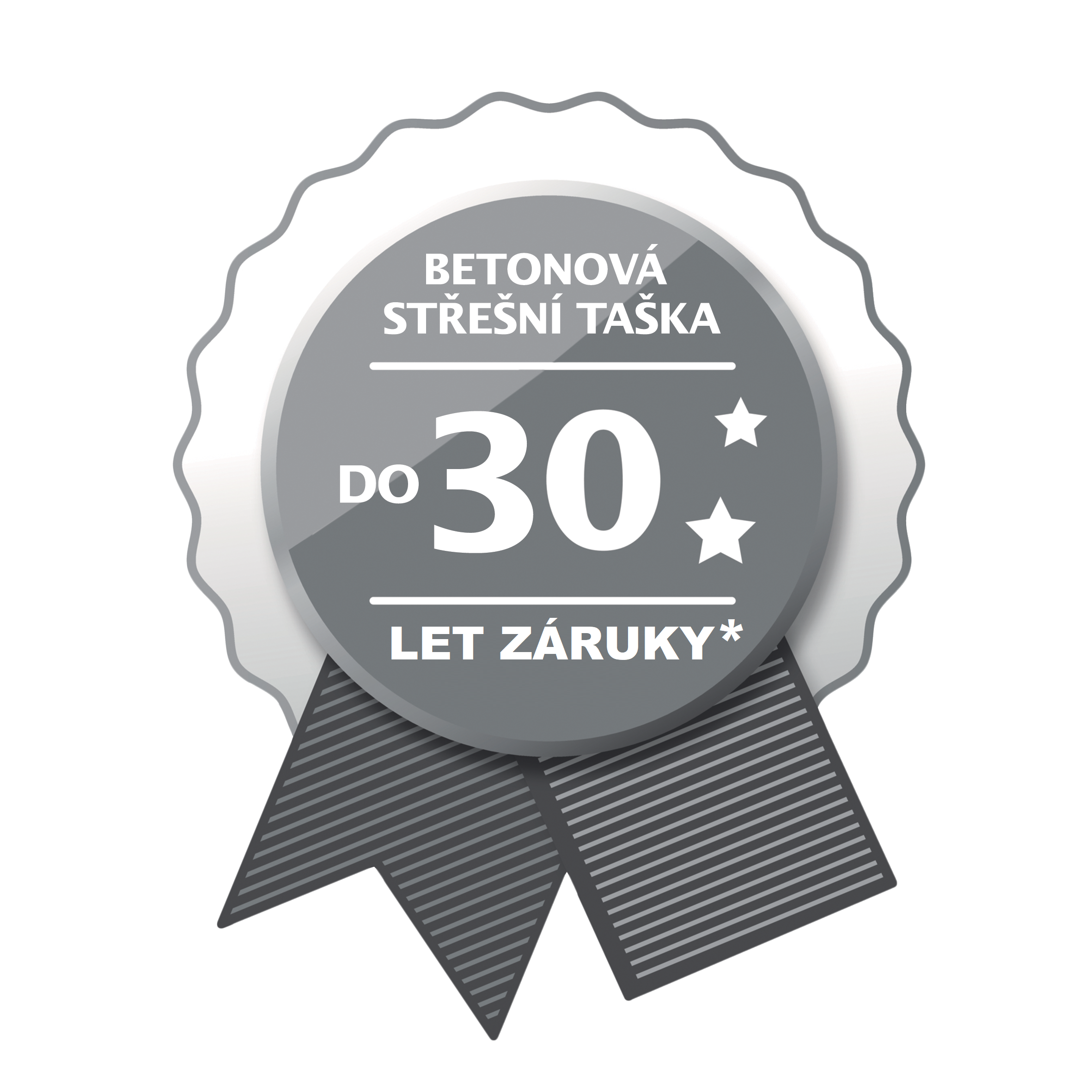 Na betonové střešní tašky CREATON poskytujeme záruku až 30 let (od data nákupu) podle Všeobecných obchodních podmínek.