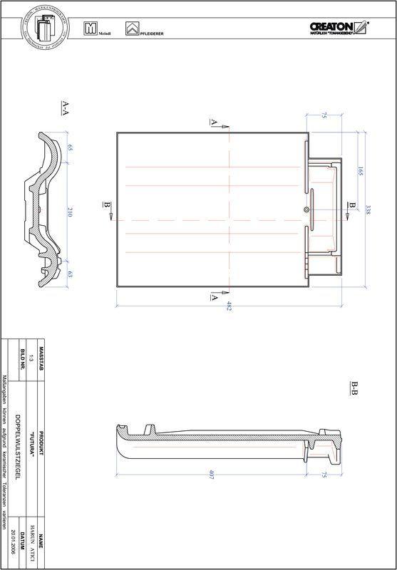 CAD soubor tašky FUTURA taška s dvojitou naválkou DWZ