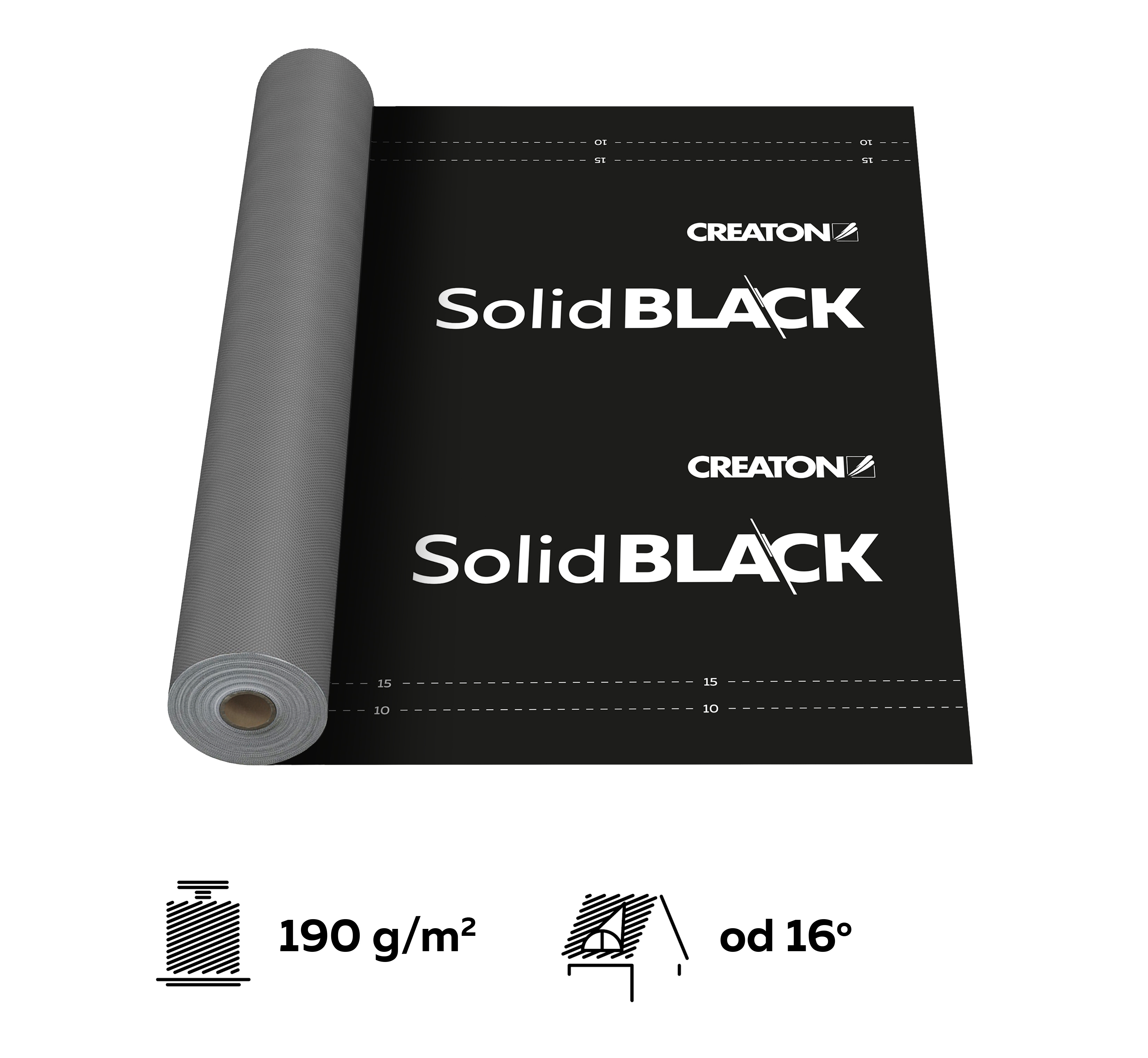 Střešní fólie CREATON SolidBLACK