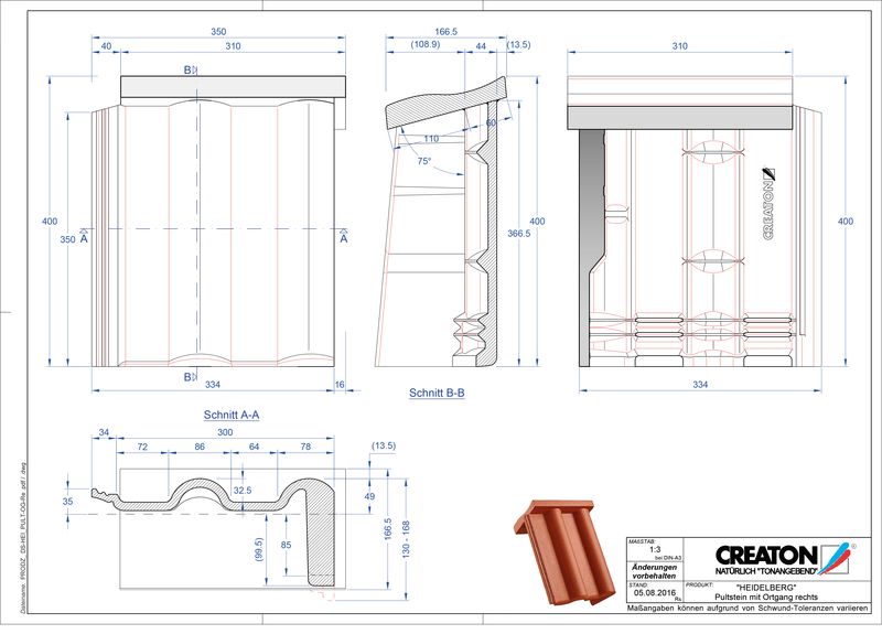 CAD soubor tašky HEIDELBERG pultová taška krajní pravá PultOGR