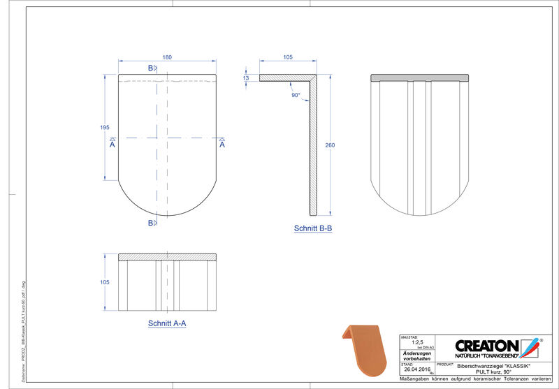 CAD soubor tašky KLASSIK zaoblený tvar RUND-PULT-kurz