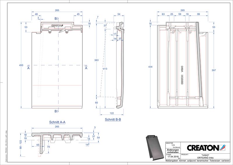 CAD soubor tašky VISIO krajní taška levá OGL