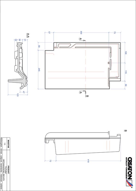 CAD soubor tašky FUTURA krajní taška pravá OGR