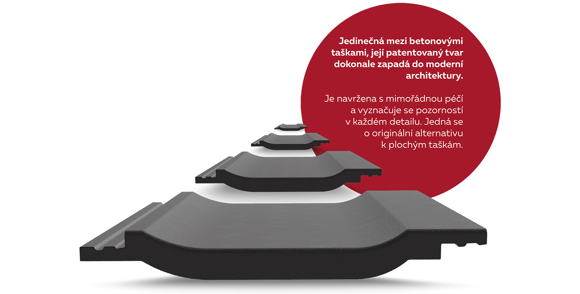 Betonové střešní tašky KIOTO jsou dokonalým řešením, jak vyjádřit svoji osobnost a zdůraznit svůj individuální styl. 
