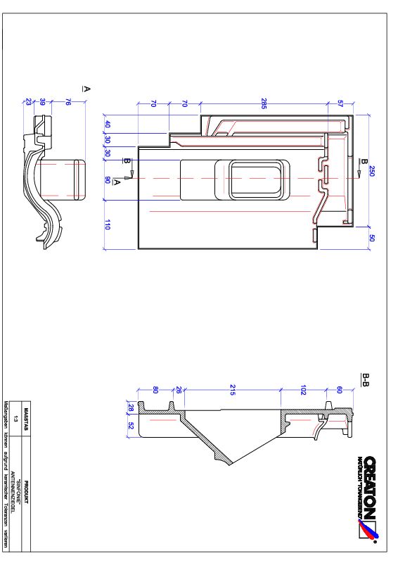 CAD soubor tašky SINFONIE anténní taška ANTENNE