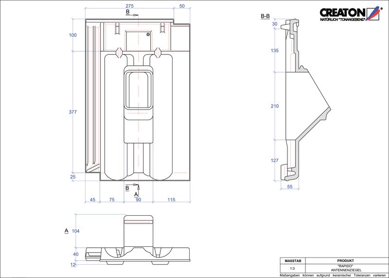 CAD soubor tašky RAPIDO anténní taška ANTENNE