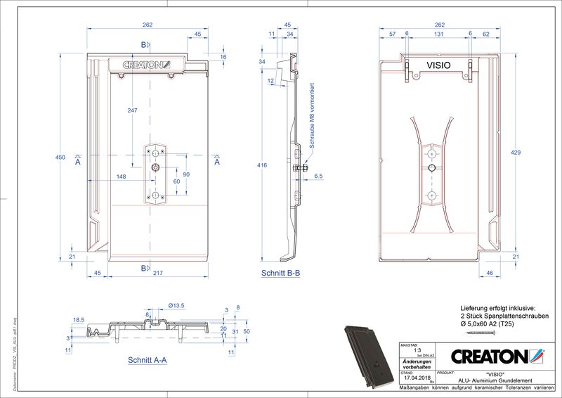 CAD soubor tašky VISIO hliníková základní taška GRUNDALU