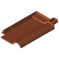 Product BIM model LOD 300 FUTURA natural red Clay tile
