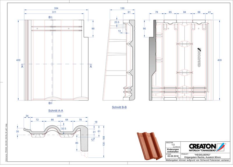 CAD soubor tašky HEIDELBERG pultová taška krajní pravá PultOGR-90