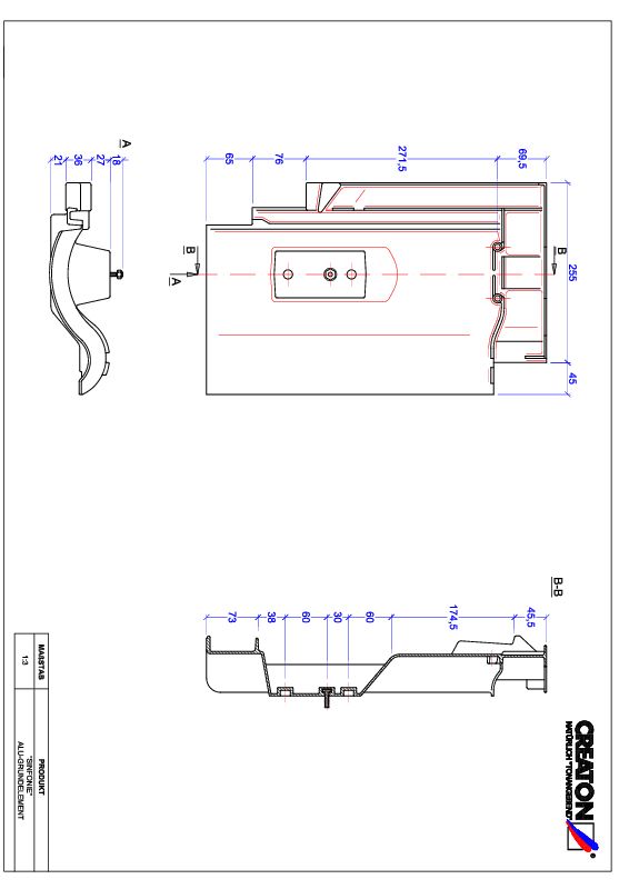 CAD soubor tašky SINFONIE hliníková základní taška GRUNDALU