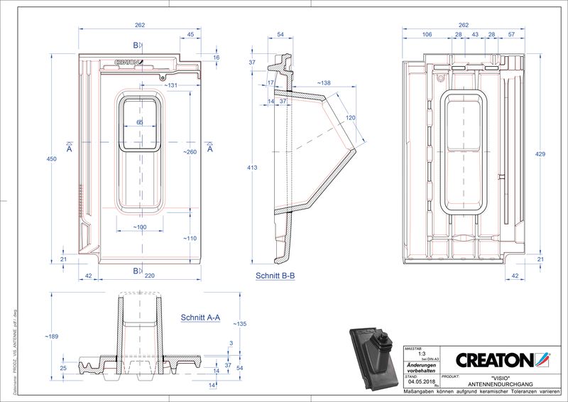 CAD soubor tašky VISIO anténní taška ANTENNE