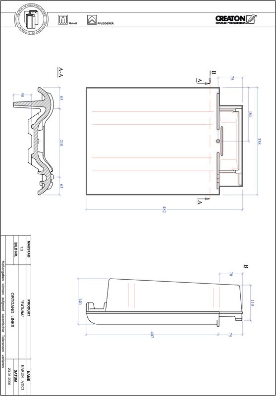 CAD soubor tašky FUTURA krajní taška levá OGL