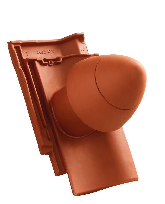 SIN Keramický komínek pro odvětrání sanitárního zařízení SIGNUM DN 125 s odnímatelným krytem a flexibilní připojovací trubkou (s adaptérem)