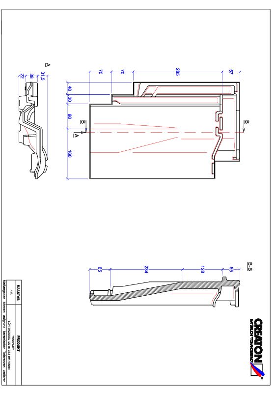 CAD soubor tašky SINFONIE větrací taška LUEFTZ
