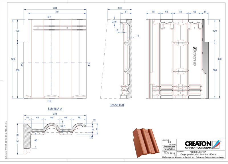 CAD soubor tašky HEIDELBERG pultová taška krajní levá PultOGL-120