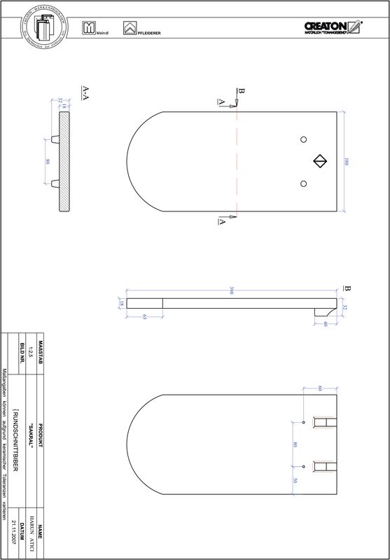 CAD soubor tašky SAKRAL zaoblený tvar RUND-1-1