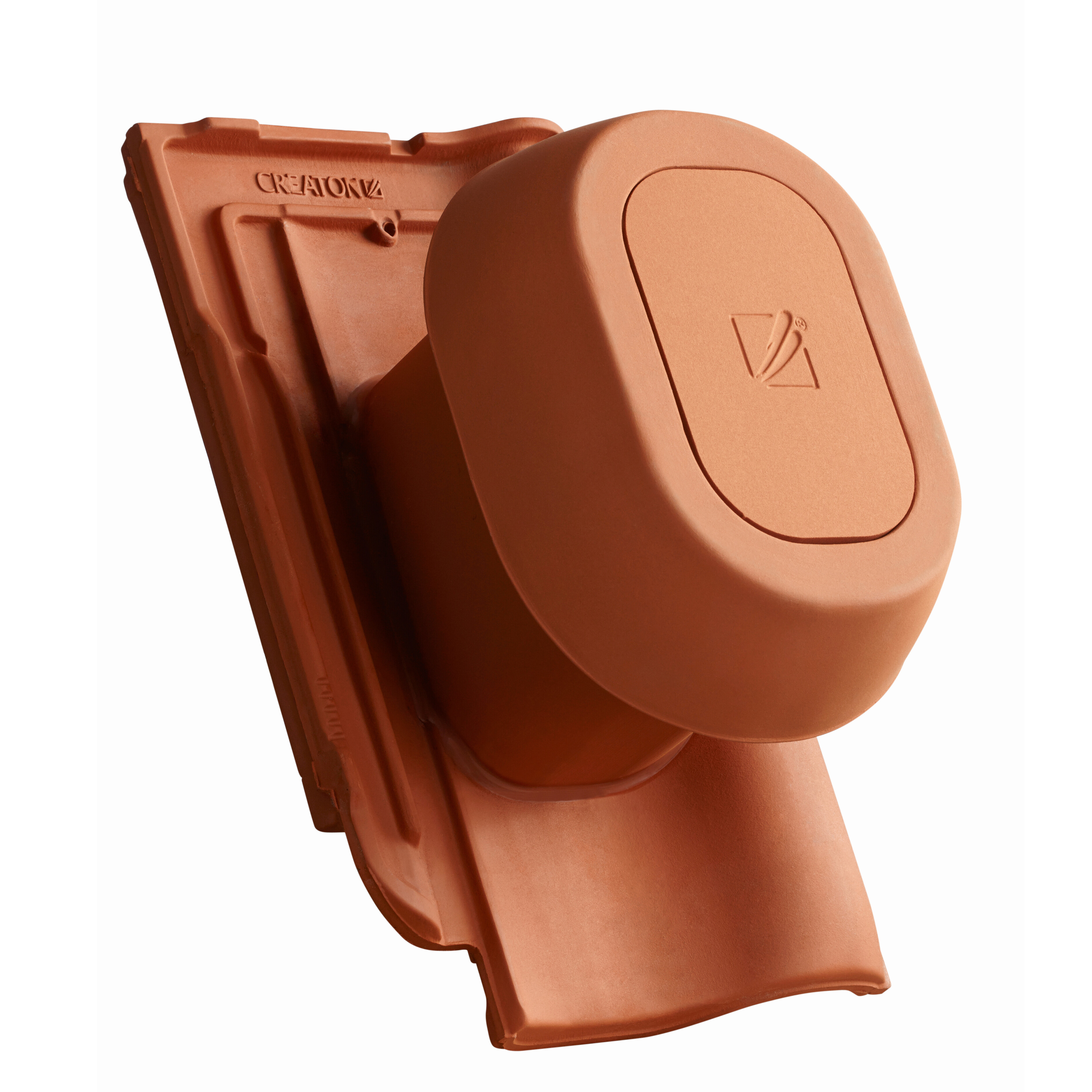 SIGNUM Pálená střešní taška s komínkem pro odvětrání sanitárního zařízení SIGNUM Ø 125 mm s flexibilní připojovací hadicí