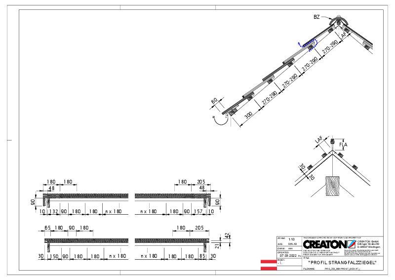 Drawing PROFIL general view GES-AT