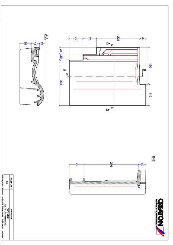 CAD soubor tašky SINFONIE pultová taška PULT
