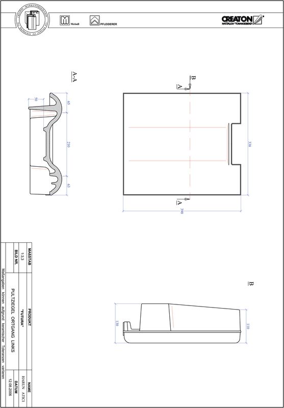CAD soubor tašky FUTURA pultová taška krajní levá PULTOGL