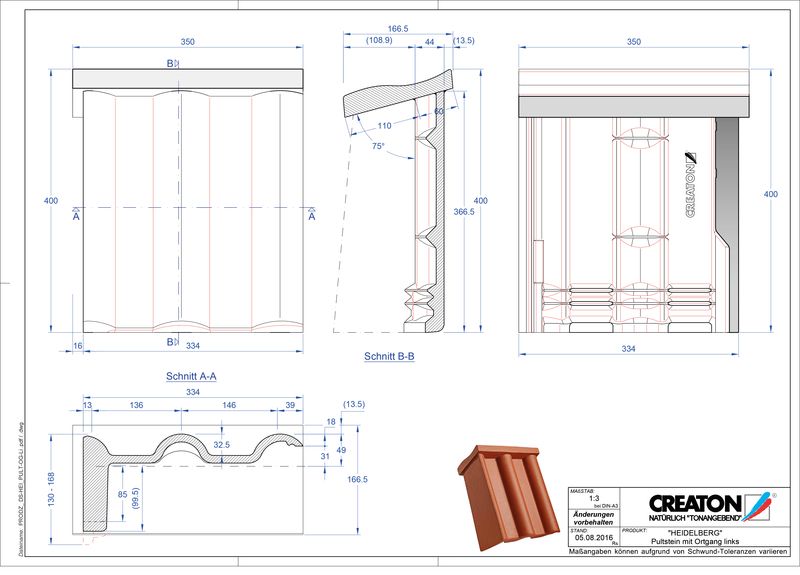 CAD soubor tašky HEIDELBERG pultová taška krajní levá PultOGL